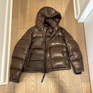 THE SUPERPUFF Brown Jacket Size M